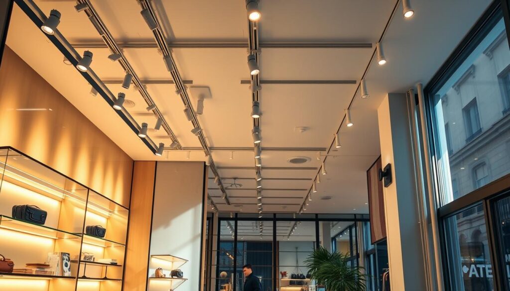 éclairage commercial